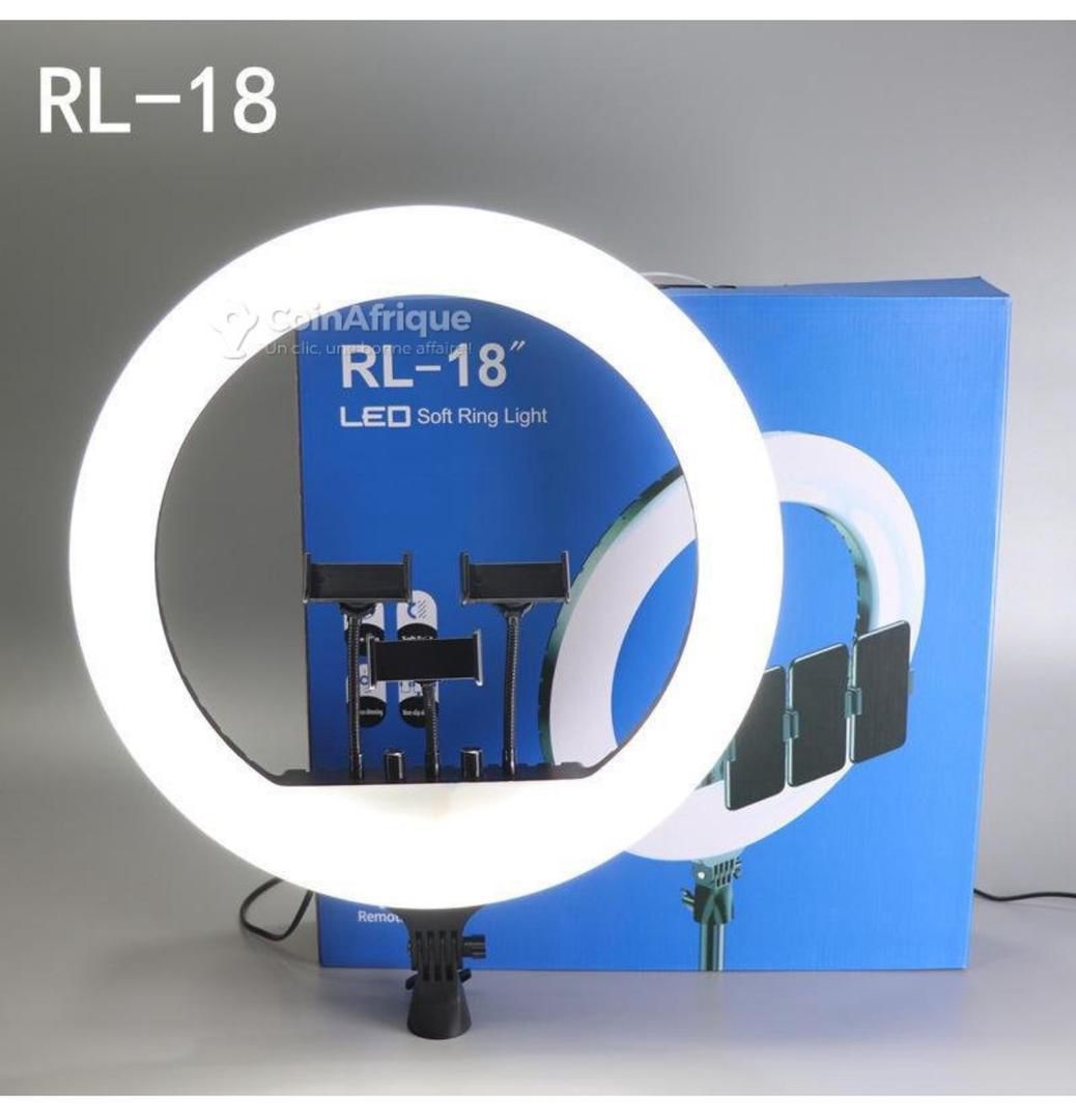 Ring Light LED réglable, parfaite pour vos séances photo et vidéos ! 18 POUCES